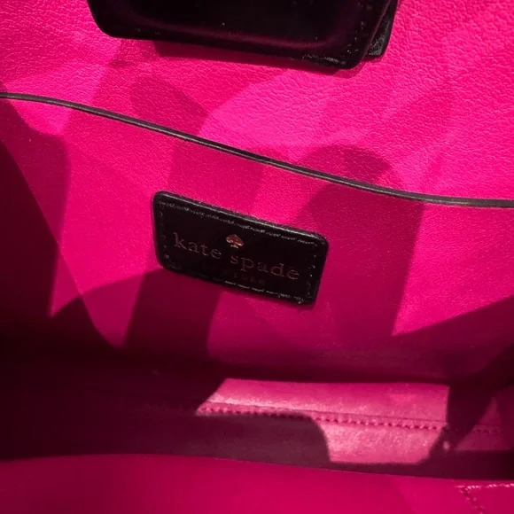 Kate Spade- Black tote bag with a strap - Picture 3 of 14